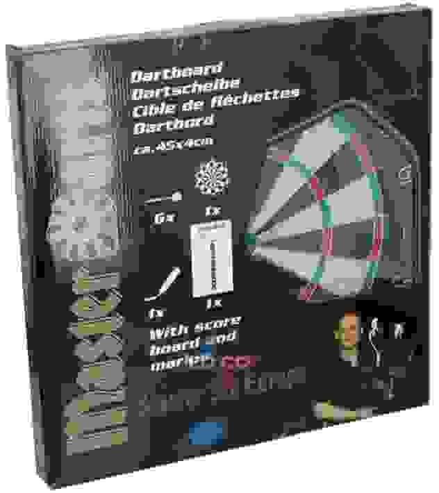Masterdarts Dartboard Starter Set - einschließlich Darts und Anzeigetafel - 5,8 x 45,8 x 37cm