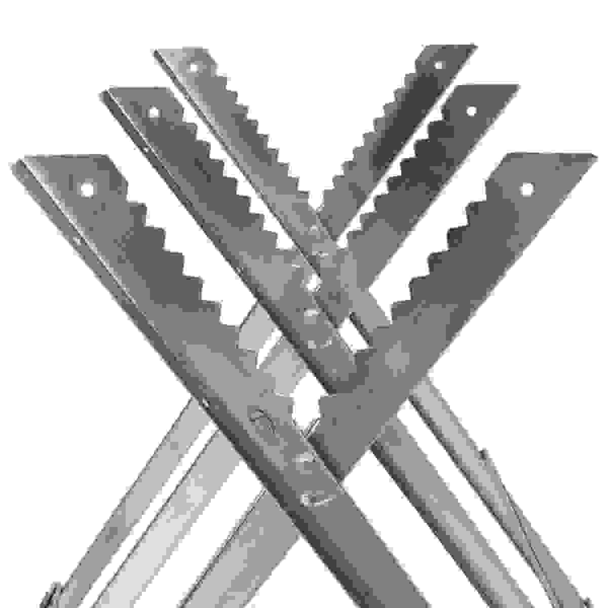 Metall-Sägeständer - Verstellbar - 79,5 x 78 x 85 CM - Farbe Metall