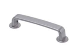 Möbelgriff LORE Bügelgriff Edelstahl-Optik Bohrabstand 128 mm