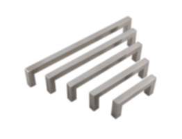 Möbelgriff TYDA 10x10 mm aus Edelstahl, matt gebürstet