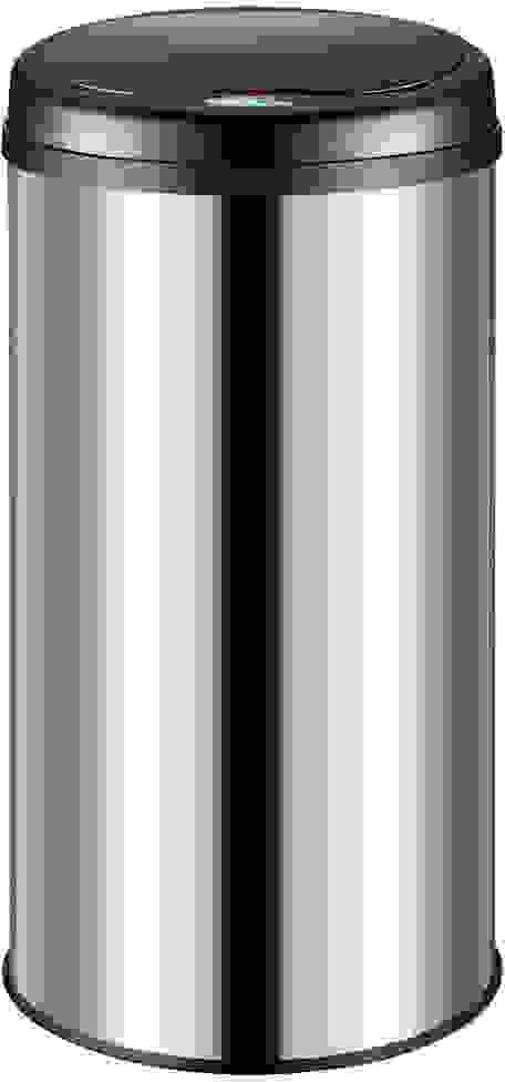 Monza Automatik-Edelstahlbehälter / Abfallbehälter mit Sensor - 56 L - Silber
