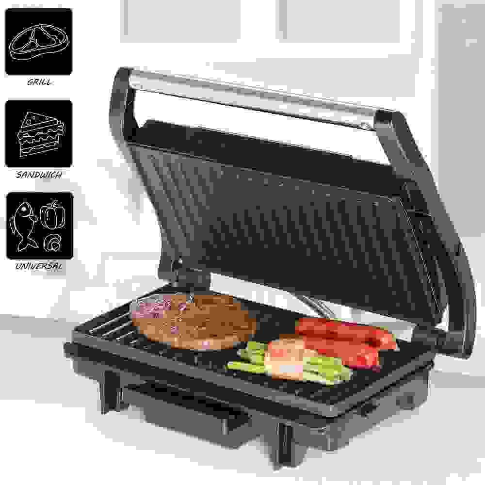 Monza Kontaktgrill schwarz 1500W