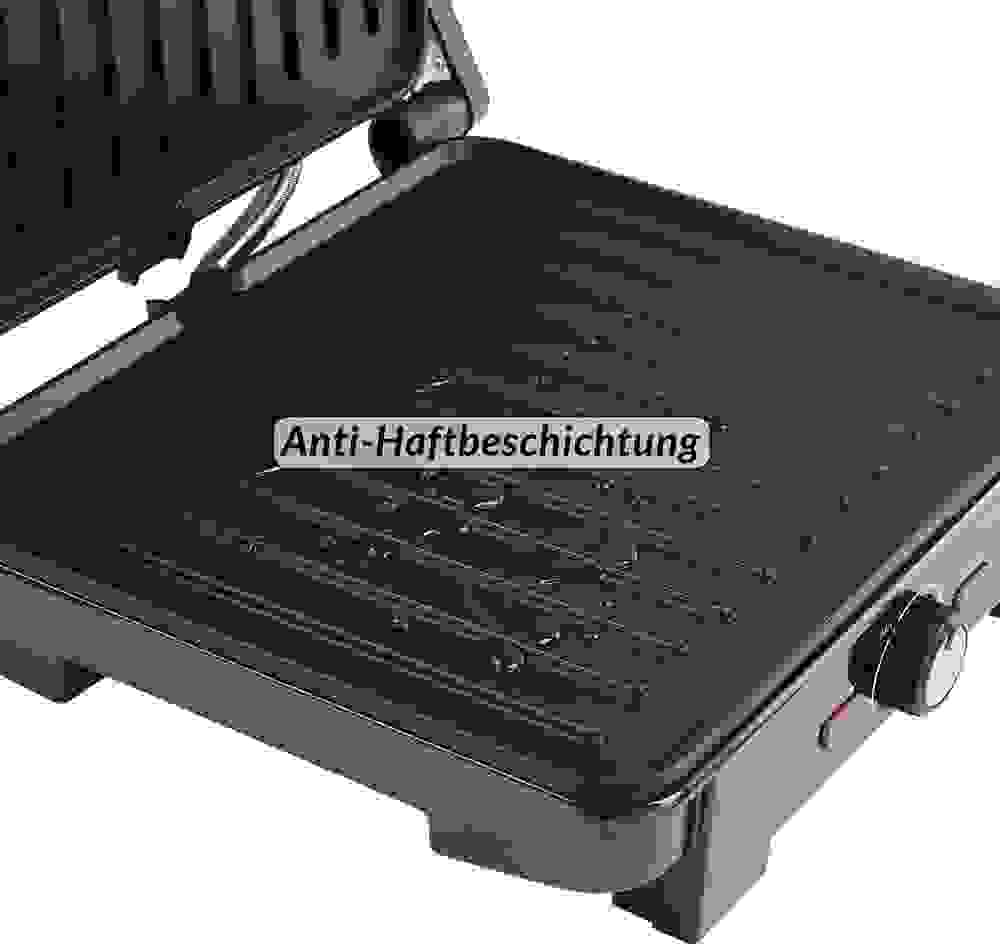 Monzana Kontaktgrill Silber 2200W