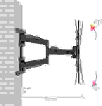 Monzana TV Wandhalterung 55 Zoll Schwarz