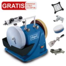 Nass-Schleifsystem TIGER 2000S Scheppach - 120W | Schleifstein ⌀200mm