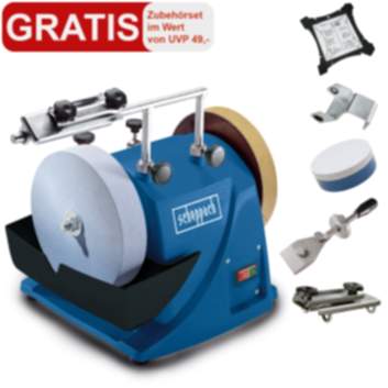 Nass-Schleifsystem TIGER 2000S Scheppach - 120W | Schleifstein ⌀200mm