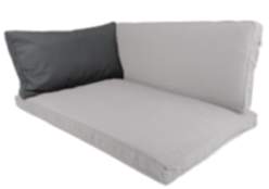 Nordje Comfort Lehnenkissen Grau 73x40 cm