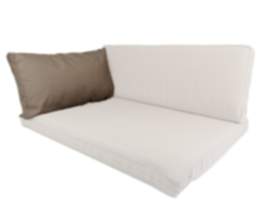 Nordje Comfort Lehnenkissen taupe 73x40 cm