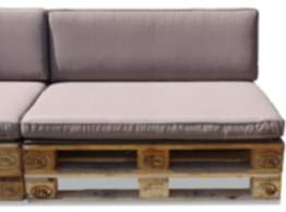 Nordje Comfort Palettenauflage 120x80 & 120x40 taupe Palettenkissen