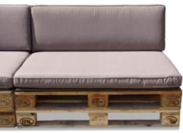 Nordje Comfort Palettenauflage 120x80 & 120x40 taupe Palettenkissen