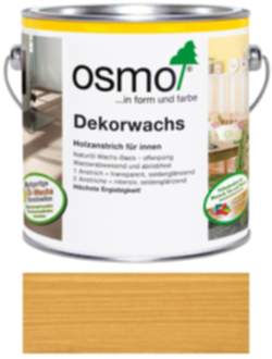 Osmo Dekorwachs Nr. 3164 Eiche 2,5l, Holzanstrich für Hölzer im Innenbereich