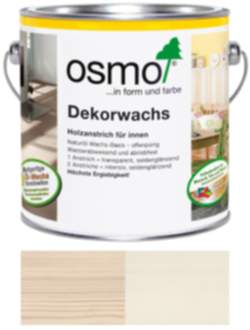 Osmo Dekorwachs Nr. 3172 Seide 2,5l, Anstrich für Hölzer im Innenbereich