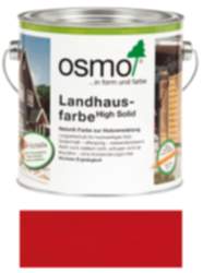 Osmo Landhausfarbe Nr. 2311 Karminrot 2,5l, Anstrich für Hölzer im Außenbereich