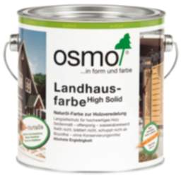 Osmo Landhausfarbe Nr. 2708 kieselgrau 2,5l, Holzanstrich für den Außenbereich