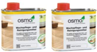 Osmo Wachspflege & Reinigungsmittel farblos 500ml, zur Auffrischung des Holzes