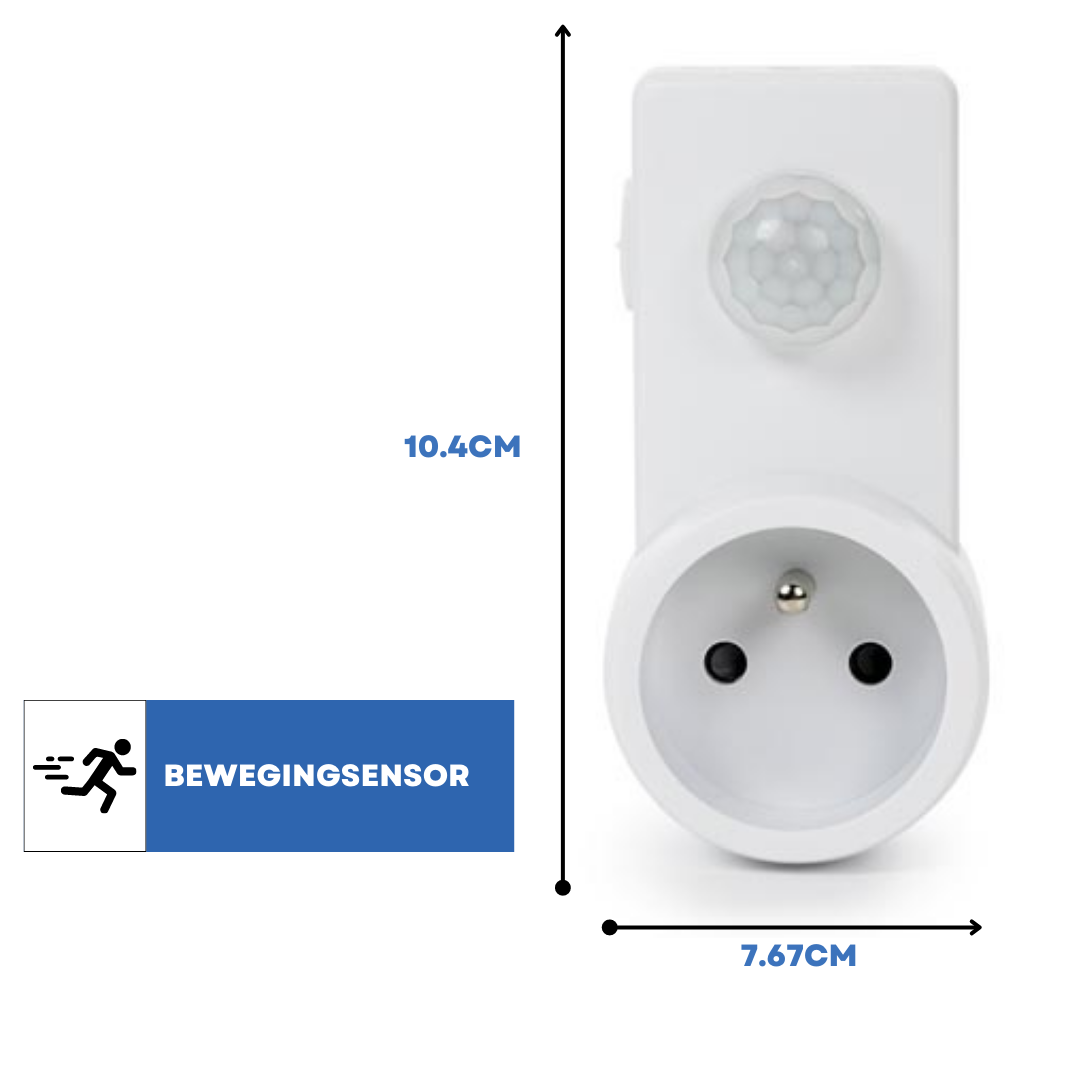 Perel Interconnector mit Bewegungsmelder - Stifterdung - 2- 9m Reichweite