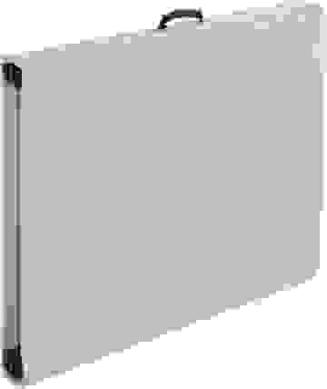 Perel Klapptisch Campingtisch - Kunststoff - Weiß - 180x70x74cm