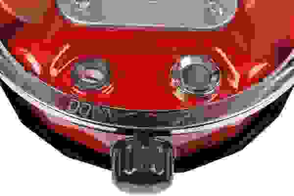 Perel Petroleumkocher 4,6 Liter 2600W Stahl rot/silber 2-teilig