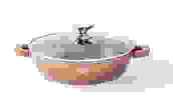 Platin-Kasserolle - Antihaft - 24cm - Kupfer