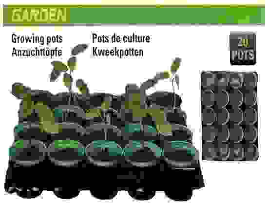 Pro Garden Gewächshäuser 180 x 142 x 93 cm INKLUSIVE Anzuchttöpfe