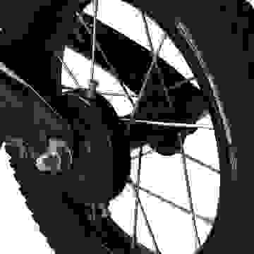 Rennmeister Balance Fahrrad mit Federung rosa