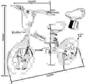 Rennmeister Balance Fahrrad mit Federung rosa