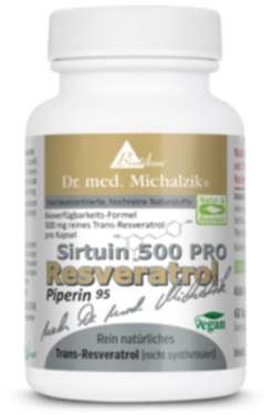Resveratrol 500 Pro | 500 mg reines Trans Resveratrol | 60 Kapseln | Dr. med. Michalzik