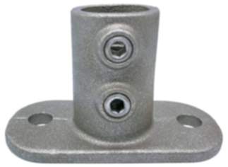 Rohrverbinder | Fussplatte Oval - Typ 12C - 33,7 mm | | KLEMP