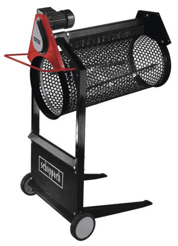 Rollsieb RS400 Scheppach - 230V | Siebtrommel 900mm / Ø-400mm | neigba