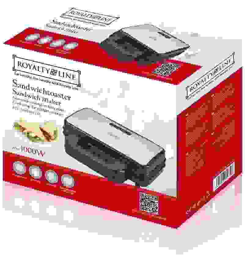 Royalty Line Kontaktgrill - mit Antihaftbeschichtung - Sandwicheisen -2000W
