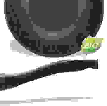 Royalty Line Marmorierte Wokpfanne - mit Glasdeckel - 28 cm - Schwarz
