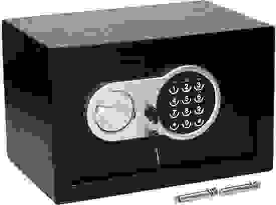 Safe Alarm Elektronischer Safe - Stahl - 20 x 19,5 x 30,5 cm
