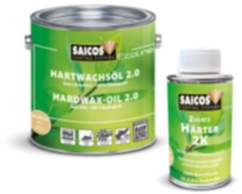Saicos Ecoline Hartwachsöl 2.0 Seidenmatt 2,5l + Zusatz Härter 2k 0,75l