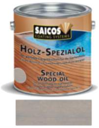 Saicos Holz Spezialöl Grau Holzöl Terrassenöl Hartholzöl 2,5l