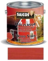 Saicos Holzlasur 0030 Schwedenrot 2,5l