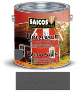 Saicos Holzlasur 0092 Anthrazit 2,5l