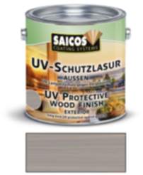 Saicos UV Schutzlasur Außen Grau 2,5l