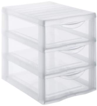 Schubladenbox A5, 3 Schübe ORGAMIX