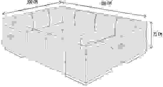 Schutzhülle für Loungeset L - 300 x 200 x 75 cm
