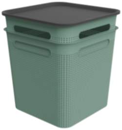 Set Boxen mit Deckel 18 l, 2 tlg. BRISEN