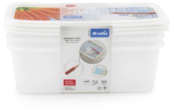 Set Gefrierdosen 3 x 1.2 l DOMINO
