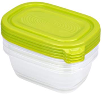 Set Kühlschrankdose SUNSHINE 0.5 l 4-tlg
