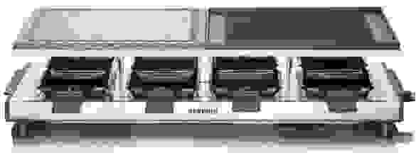 Severin Raclette/Steengrill/Gourmetset - mit Naturgrillstein und Grillplatte - Gourmets - 1400 Watt