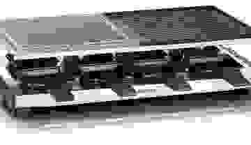 Severin Raclette/Steengrill/Gourmetset - mit Naturgrillstein und Grillplatte - Gourmets - 1400 Watt