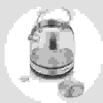 Severin WK 3454 Retro-Wasserkocher - 1,7 L - 2400 W - Glas