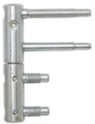 SFS Intec Anuba 3-DIM Stahlzargenband Größe 15 Höhe 112 mm Stahl verzinkt silberfarbig