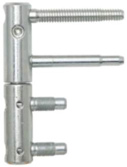 SFS Intec Anuba 3-DIM Stahlzargenband Größe 15 Höhe 112 mm Stahl verzinkt silberfarbig