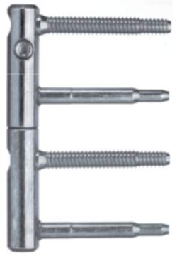 SFS Intec Anuba 3-DIM Türband Größe 15 Bandhöhe 112 mm Bolzen 60 mm Stahl verzinkt silber