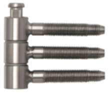 SFS Intec Einbohrband 16 mm für gefälzte Holztüren 3-teilig Stahl verschiedene Oberflächen