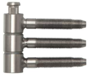 SFS Intec Einbohrband 16 mm für gefälzte Holztüren 3-teilig Stahl verschiedene Oberflächen